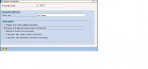 Create transaction