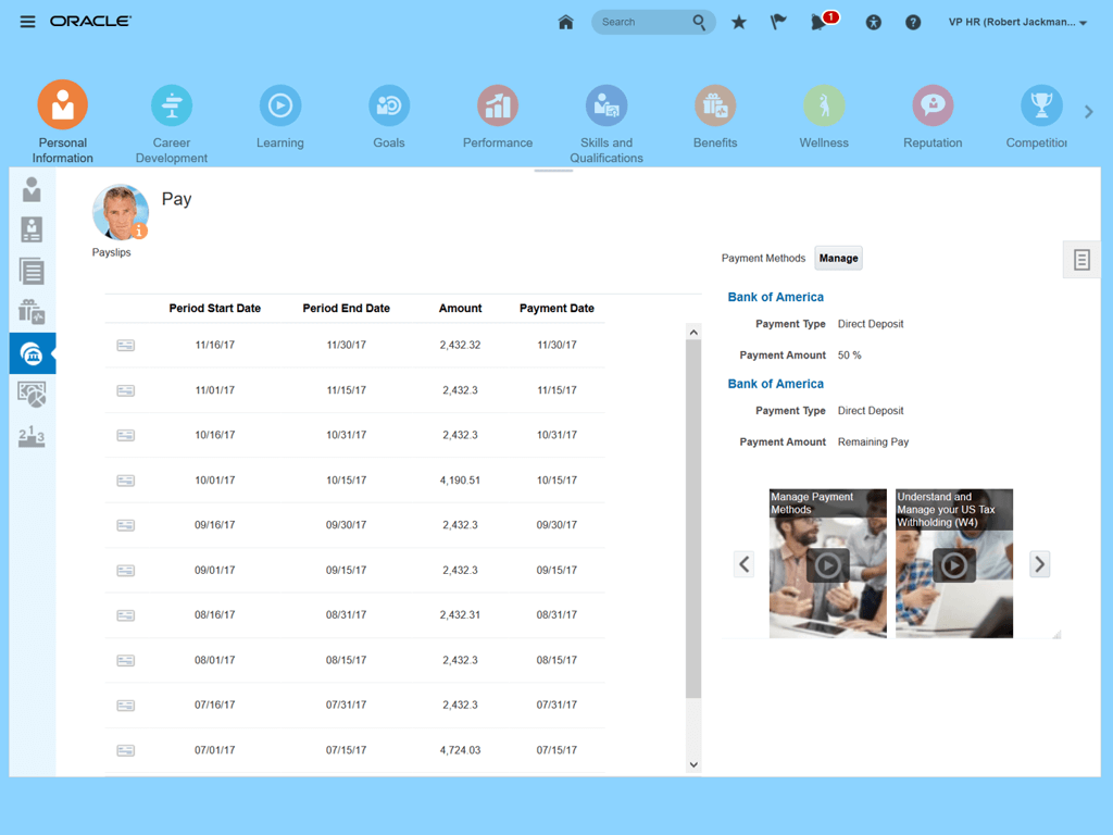 Employees Can View Total Rewards And Compensation Statements In Employee Self-Service Portal