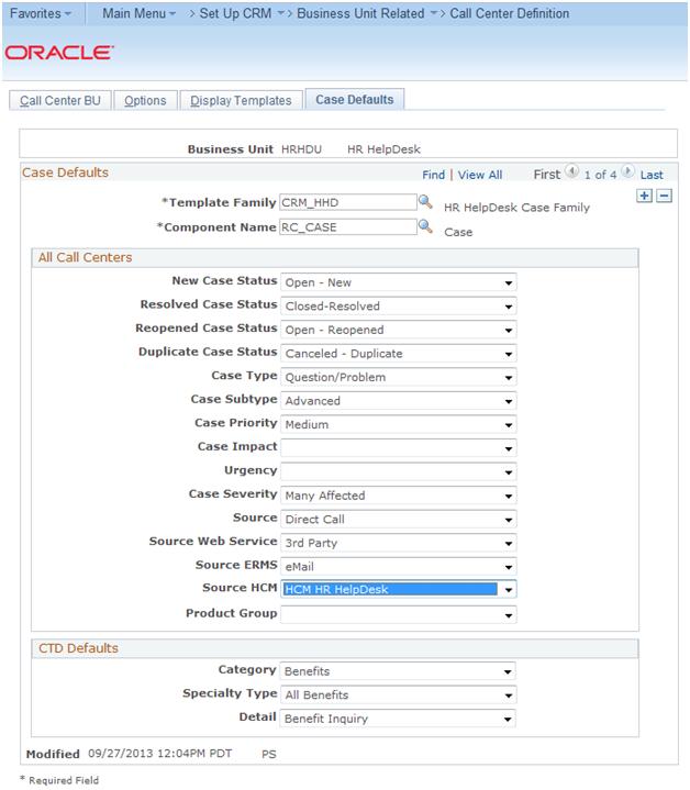 Automation for creating HRHD cases