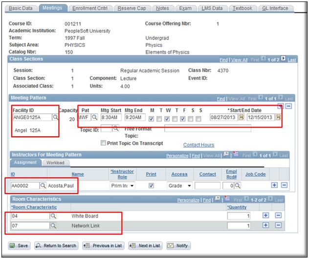 PeopleSoft Campus Solutions