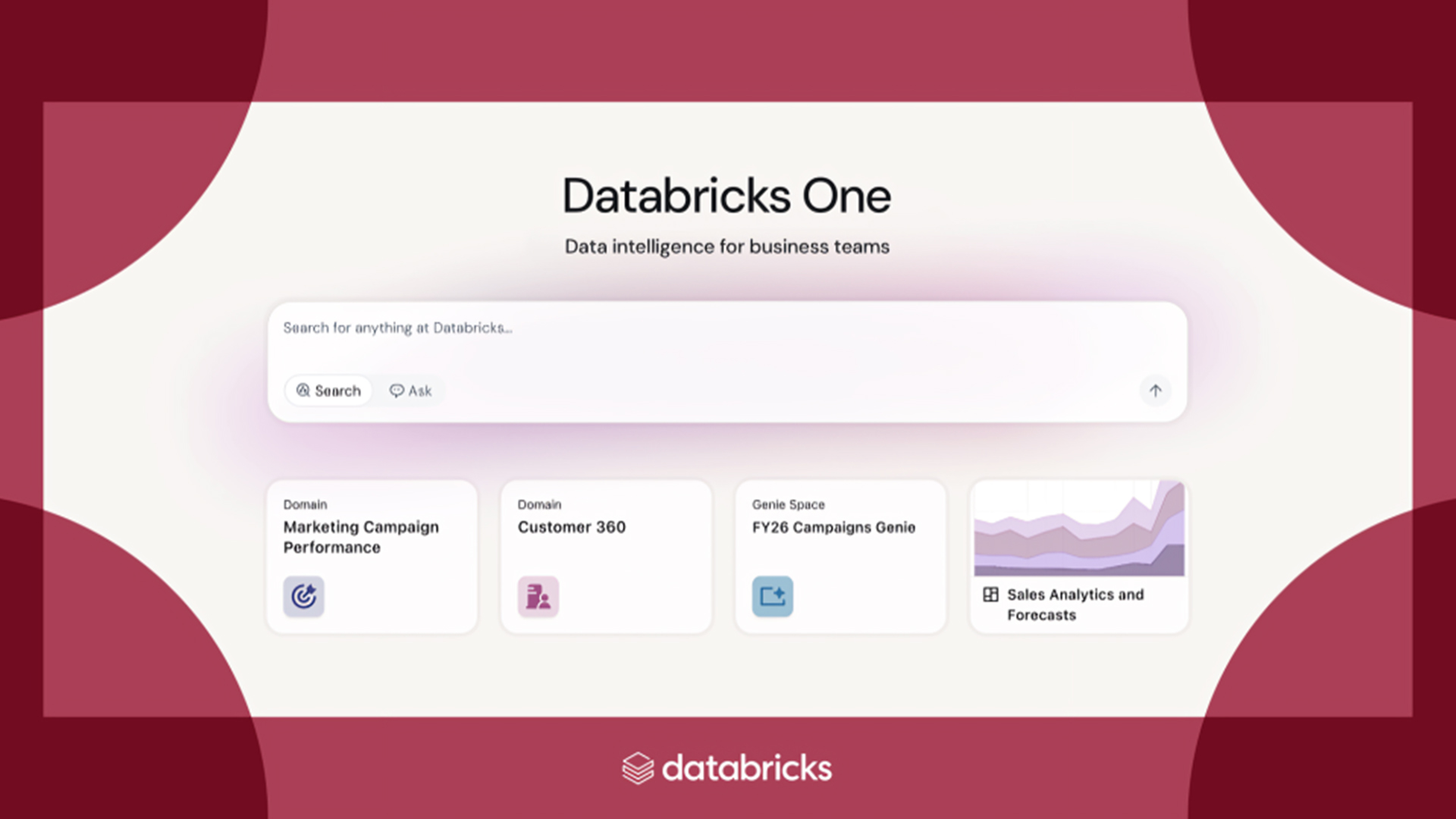 Databricks One. Data intelligence for business teams
